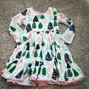Sweet Honey Christmas Tree Dress